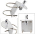 HYS Universal CB Antenna Mount W/ SO239 Stud, Antenna Mast Pole Mount Kits Heavy Duty 2pcs U-Bolt Clamp Bracket, L-Bracket with 10mm(APPR. 0.39inc...
