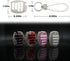 PGONE Car Key Fob Key Cover Key Chain Lady key ring with Bling Diamond crystals For Mercedes-Benz C E Class 2/3-button...