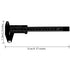 Honoson 10 Pieces 150 mm Mini Plastic Caliper Vernier Caliper Double Scale Sliding Gauge Measuring Tool for Student Office, 0-6 Inch, Black...