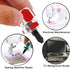 6PCS Mini Stubby Screwdriver Sewing Machine Screwdriver Set, Small Flat Head Screwdriver Short Phillips Screwdriver 2-in-1 Cross-Head Flathead Int...