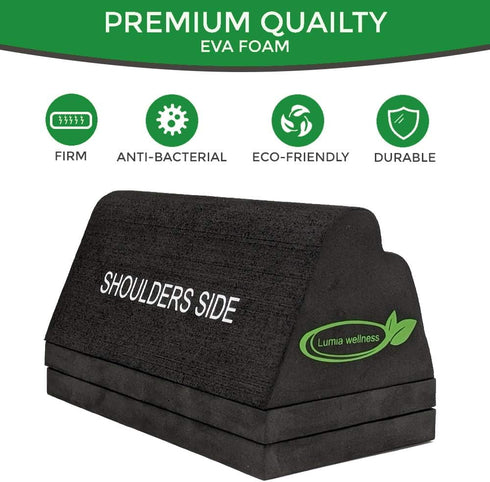 Cervical Orthotic Traction Block, Firm, Spinal & Neck Alignment, Cervical Traction Device & Neck Stretcher...