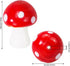 jiebor 50Pcs Mushroom Beads Charms Glass Lampwork Beads Mushroom Ornament for Jewelry Craft Necklace Bracelet Earring Making...