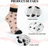 4 Pairs See Through Socks Elastic Womens Sheer Socks Thin Transparent Mesh Socks Clear Nylon Socks Lace Ruffle Sheer Crew Socks Women Fashion...