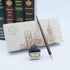 hhhouu Calligraphy Set for Beginners Quill Pen and Ink Set Fancy Pens with Black Ink and 11 Nibs for Lettering,Drawing, Journaling, Signing, Invit...