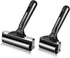 2Pcs Rubber Roller Brayer Rollers Hard Rubber 4 and 2.2 Inch for Printmaking (Black) by HRLORKC…...