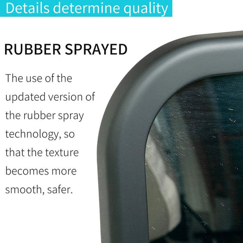 Baby Car Mirror Most Stable Backseat Mirror with Premium Matte Finish,Ultra High Definition PMMA Material, Secure and Shatterproof,Black...