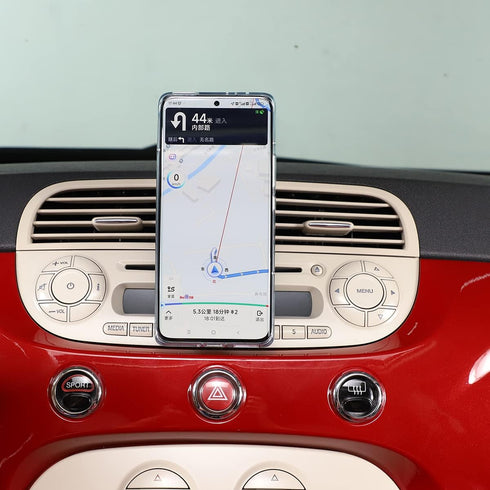 Car Phone Mount Fit for Fiat 500 2010 2011 2012 2013 2014 2015,Phone Mount for Car Vent,Dashboard Hands Free Car Phone Holder Mount,Retractable St...