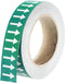PATIKIL White on Green Color Arrow Tape Vinyl Stickers Arrow Labels 30mm/1.2" for Pipe Markers, 1 Roll...