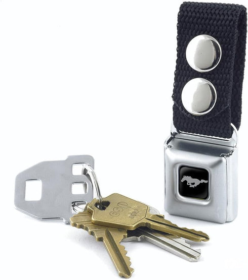 Buckle-Down unisex adult Buckle-down Keychain - Mustang Key Chain, Multicolor, One Size US...