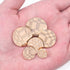 SEMINI 36 Pieces Mixed 6 Sizes Metal Button Alloy Shank Button Round Shaped Sewing Button for Women Men Suit Woolen Coat Shirt Trousers Sewing Cra...