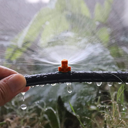 150pcs 90/180/360 Degree Polyethylene (PE) Micro Sprayer Refraction Automizing Sprinkler Nozzle Irrigation System Garden Lawn Plant Irrigation Wat...
