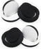 6.5" Foam Speaker Enhancer System Sponge Kit for Universal Drivers,Self Adhesive Car Door Speaker Foam Rings Enhancer Soundproof Cotton Pad with H...