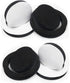 6.5" Foam Speaker Enhancer System Sponge Kit for Universal Drivers,Self Adhesive Car Door Speaker Foam Rings Enhancer Soundproof Cotton Pad with H...