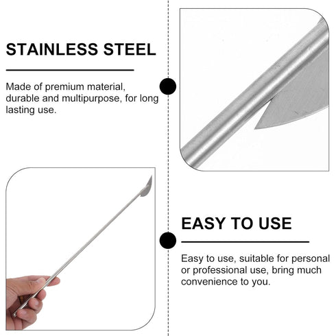 Stainless Steel Mixing Stirrer Lab Mixing Paddle Laboratory Stirring Rod for Chemistry Science Experimental Flask Stirring Bar Stainless Steel Lab...