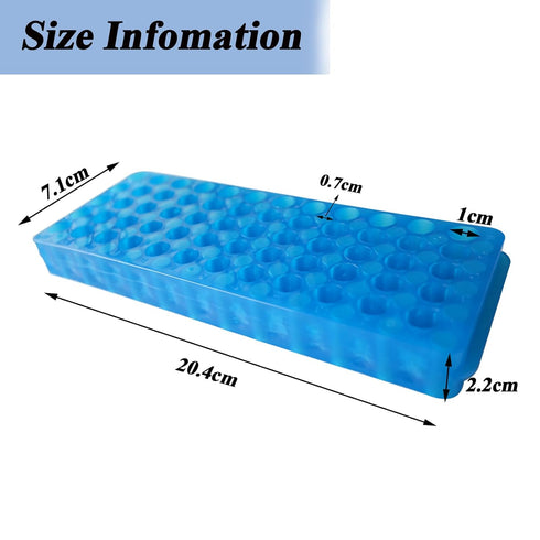 Polypropylene Microcentrifuge Tube Rack,Double Sided Plate Centrifugal Pipe Rack for 0.5ml-2ml Centrifugal Pipe...