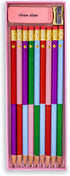 Kate Spade New York 9 Count Wood Pencil Set, Sharpened Pencils #2 with Eraser and Pencil Sharpener, Cute Colorblock Pencils...