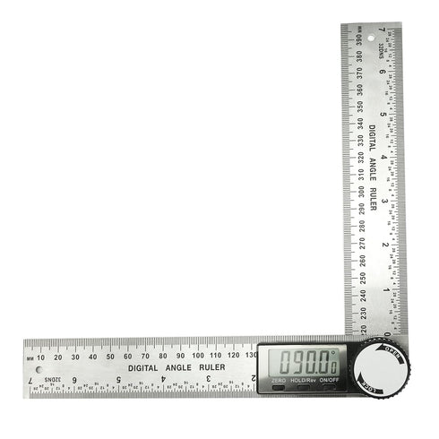 Digital Angle Finder, 2 in 1 Digital Angle Gauge 7 inch/200mm Stainless steel tool kit for Carpenter/Woodworking/DIY Tools...