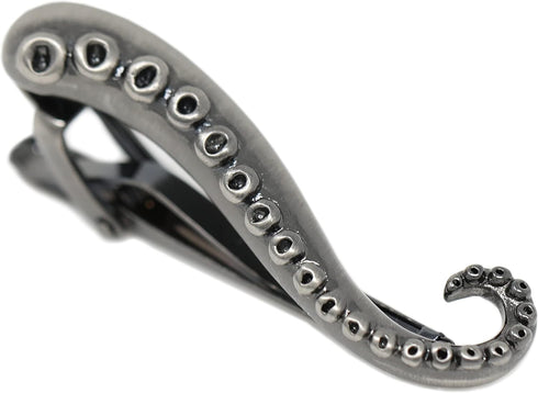 Octopus Limb Tie Bar Burnished Silver Tone Octopus Limb Tie Clip In Box...