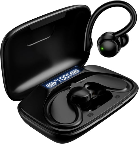 Wireless Earbuds Bluetooth Headphones 80hr Playtime in-Ear Earphones Stereo Sound Ear Buds LED Display Built-in Microphone with Charging Case Head...