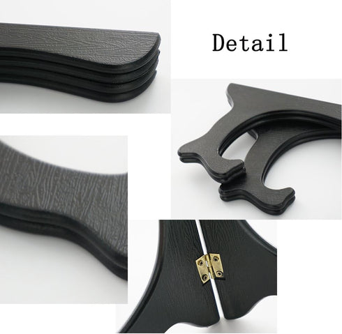 Artliving Black 6 Inch Wood-like Easels Plate Stand Holder Display Stands -Set of 2...