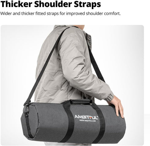 AMBITFUL Widened Version Tripod Carrying Case Bag 21/25/31/39/43/47/51/55/ for Light Stands,Boom Stand,Umbrella and Tripod Photography Accessories...