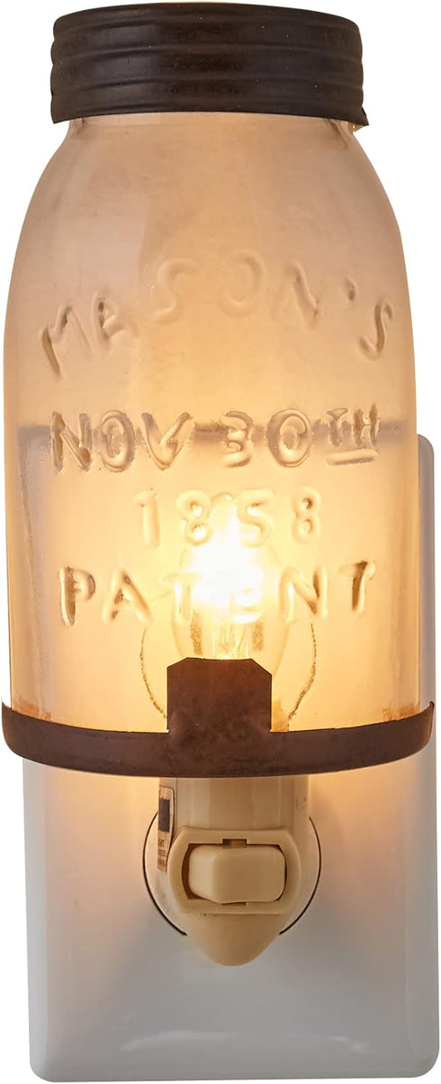 Park Designs Mason Jar Night Light...