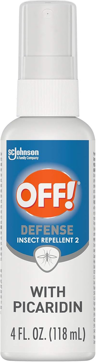 OFF! Defense Insect Repellent Spritz with Picaridin, Bug Spray with Long Lasting Protection from Mosquitoes, 4 oz...