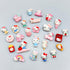 28 PCS Cute 2.5D Resin Shoe Charms Cartoon Kawaii Animal Pink Shoe Charms, Shoe Decoration for Girls Women Party Favors Gifts...
