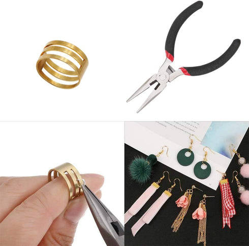 EuTengHao 1504pcs Open Jump Ring and Lobster Clasps Kit Include Pliers Tweezers Jewelry Making Repair Supplies Kit with Jewelry Making Accessories...