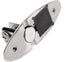 MIZUGIWA Boat Bimini Top Swivel Hinge Deck Quick Release, Swivel Side Mount Hinge 316 Stainless Steel Bimini Top Deck Hinge Marine Hardware with F...