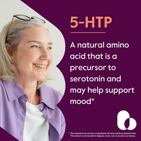 BESTVITE 5-HTP 100mg (120 Capsules) - No Stearates or Flow Agents...