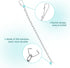4 Pack Toilet Flapper Chain, Stainless Steel Toilet Handle Chain, 9.84'' Toilet Flapper Replacement Kit with Adjustable Length to Fit Most Toilet ...