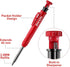Enhon Mechanical Pencil Set with 4 Carpenter Pencils and 40 Construction Pencil Refill, Woodworking Tools for Carpenters, Long Head Deep Hole Mark...