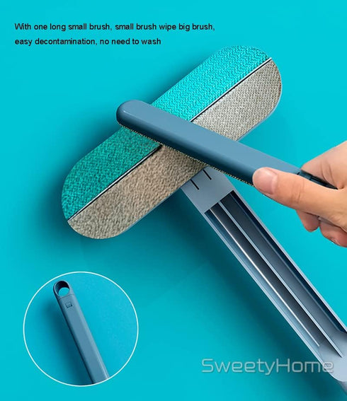 Window Screen Net Mesh Cleaner - Window Brush Screen Door Mesh Cleaner, 4 in 1 Window Washer Squeegee Kit, Window Cleaner Squeegee, Window Nets Cl...