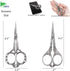 BIHRTC 2 Pairs Sewing Embroidery Scissors 4.5 Inch Embroidery Scissors Stainless Steel Sharp Steel DIY Tools Dressmaker Small Shears for Needlewor...