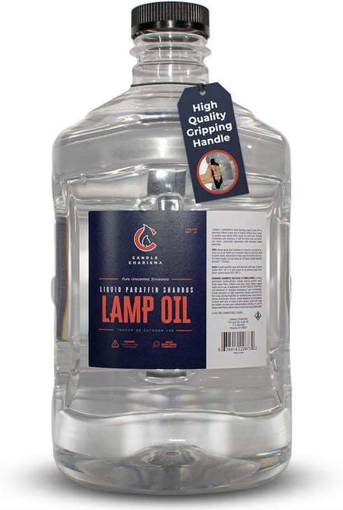 1 Gallon Odorless & Smokeless Lamp Oil for Indoor Use | Highly Refined, Pure & Clear Liquid Paraffin Oil Lamp Fuel for Lamps – Clean Burning, Vers...