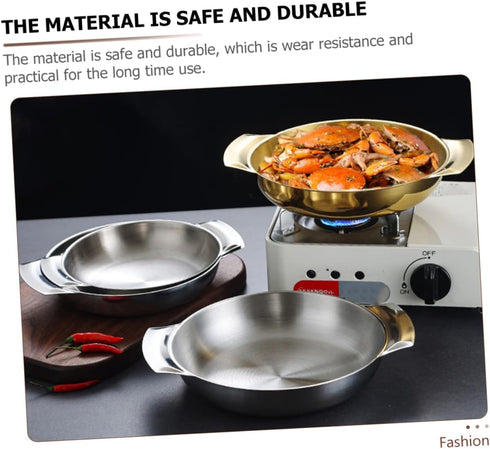 stainless steel seafood pot skillet pan milk japanese omelette pan noodle pot metal serving stainless steel stockpot stir fry wok pan steam pot fi...