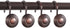 CHICTIE Bronze Shower Curtain Hooks - Oil Rubbed,Set of 12 Circle Decorative Shower Curtain Rings,Metal Rustproof Shower Curtain Hooks for Bathroo...
