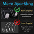 Universal Bling Car Seat Back Hook Headrest Hook Rhinestone Car Purse Accessories Metal Stainless Steel Hook Cute Car Seat Back Storage Hook for C...