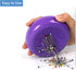 Hilltian Magnetic Pin Cushion with 100 Plastic Head Pins, Magnetic Pins Holder Pin Cushion for Sewing Quilting (Purple)...