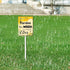 Bee Sign Pardon The Weeds I'm Feeding The Bees Signs Bee Yard Sign with Stakes 8in×12in, Pollinator Garden Sign Bee Decorations,Sturdy Aluminum La...