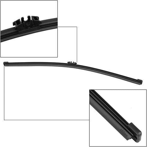 X AUTOHAUX Rear Windshield Wiper Blade Arm Set for Volvo V70 XC70 07-16...