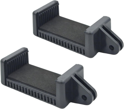 2 Pack Universal Smartphone Holder w/GoPro Style Mount Attachment for Any Phone. Connect Your Phone or GPS to Any GoPro Mount. Compatible with iPh...