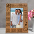 KATE POSH - 20 Years of Marriage, Our 20th Anniversary Engraved Natural Wood Picture Frame, Twenty Years Together, Wedding for Husband & Wife (5x7...
