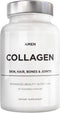 Amen Multi Collagen Peptides Capsules with Hyaluronic Acid and Vitamin C - 5 Types of Collagen Protein Type I, II, III, V, X - Grass Fed Hydrolyze...