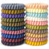 Spiral Hair Ties 20 Pieces No Crease Coil Hair Ties No Damage Phone Cord Hair Ties Elastics Hair Coils Traceless Plastic Hair Bands Spiral Bracele...