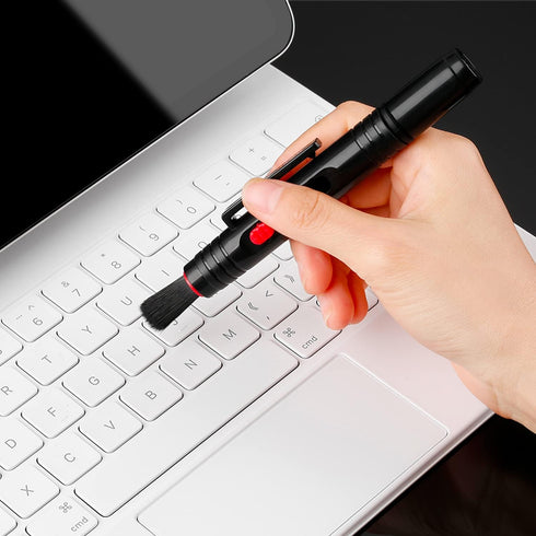 K&F Concept Lens Cleaning Pen with Soft Brush, Double-Sided Carbon Head for Camera Lens, Optical Lens, Glasses, Cosmos/Valve Index /PS4 PS5 VR Hea...
