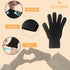 Winter Gloves for Cold Weather Black Gloves for Women, Men's Knitted Gloves Set, Unisex Stretch Gloves Warm Magic Gloves (6 Pairs)...