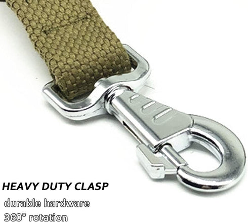 6ft Heavy Duty Tactical Dog Leash, Military Style Thick Nylon Strong K9 Dog Leash for Outdoor Walking Hunting Hiking, Coyote brown...