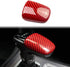 crosselec Carbon Fiber Gear Shift Knob Cover Sticker Head Trim for dodge Charger 2015+ (Red)...